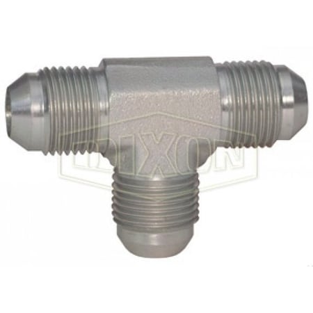 Dixon Union Tee, 1-1/16-12 Nominal, 37Deg Male Flare, Steel, Domestic 2603-12